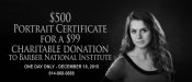 Donate and Get $500 Lorei Portraits Gift Certificate